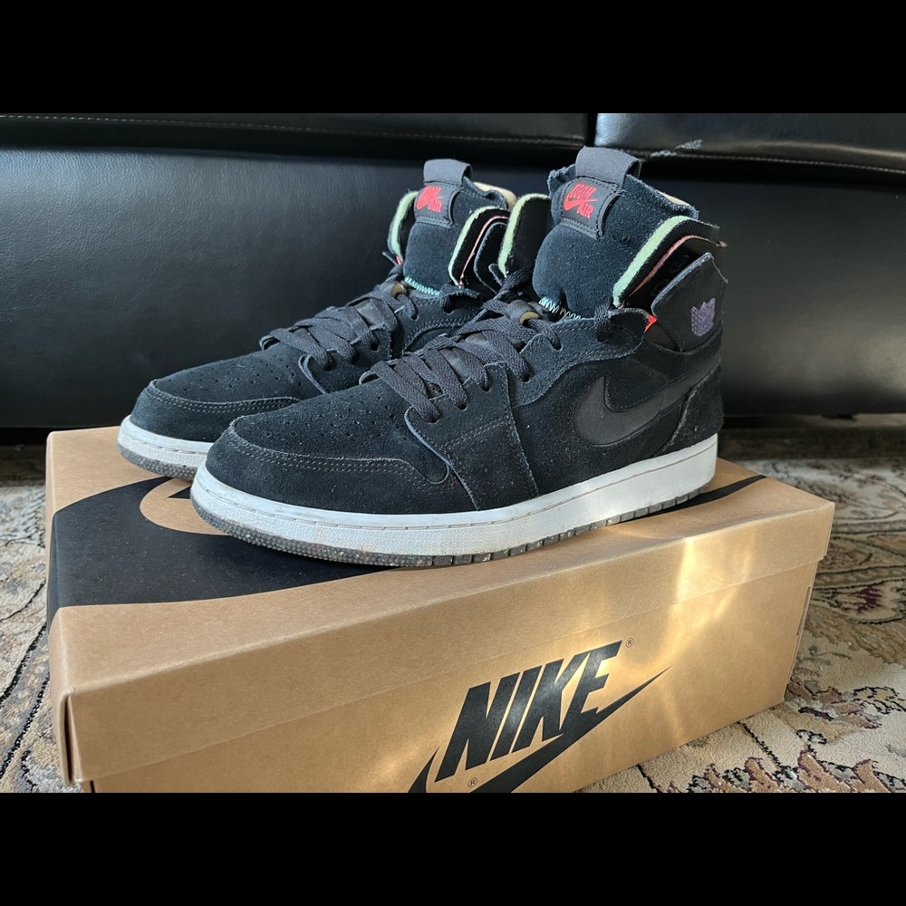 Jordan 1 Zoom Crater Court purple